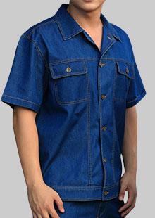 化工行業牛仔工作服